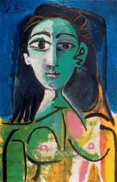 Pablo Picasso Painting - Retrato de Jacqueline 1956 Pablo Picasso